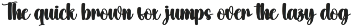Hostage | Script Font preview