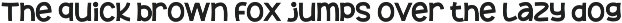 Sticky Brown - Layered Fun Font preview