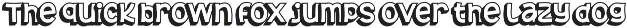 Sticky Brown - Layered Fun Font preview