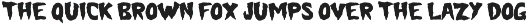 Gloomy Horror is a Halloween font font preview