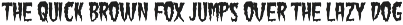Nightmare Notes - Frankenstein Type font preview