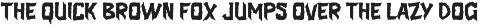 Jagged Terror is a Halloween font preview