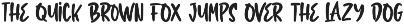 Overglows - Bold Brush Font preview