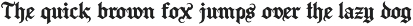 Frostbane - Gothic Blackletter Font preview