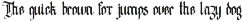 Moctavo - Blackletter Gothic Font preview