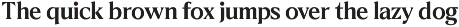 Bronie – Classic Serif preview