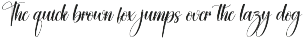 Deutsch | Script Font preview