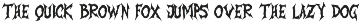 Novocane – Horror Metal Display Font preview