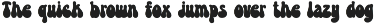 Kenbie Groovy font preview