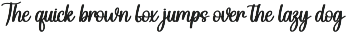 Black Sample | Script Font preview