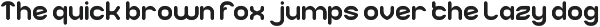 Bubbly Water font preview