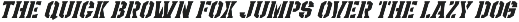 Patrol Squad Military Stencil Font preview