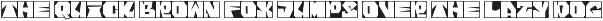 GF Texbox - Blocky Display Font font preview