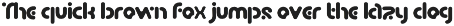 GEOTECH font preview