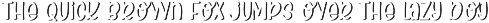 Droop Sheep - Crafty Layered Font preview
