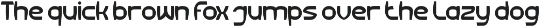 Big Foot font preview