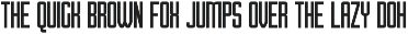 Nilmero - Modern Condensed Font preview