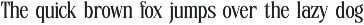 Senovac Bold Tall Serif Display preview