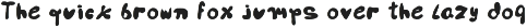 Bold Handwritten Dopamine Font font preview