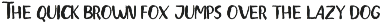 Sandra - Dry Brush Font preview