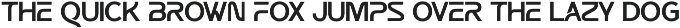 Nevera - A Modern Futuristic Font font preview