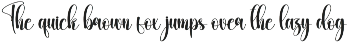 The Mountain | Script Font preview
