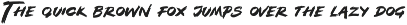 More Brains! Retro Horror Font preview