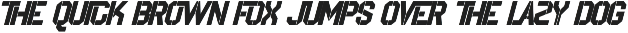 Qualities Stencil Font preview
