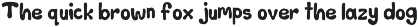 Minkr- perfectly imperfect & chunky font preview