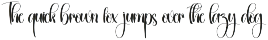 Design | Script Font preview