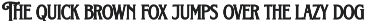 Mundors Layered Font preview