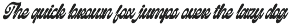 Thiquila - Layered Retro Script Font preview