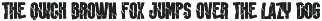 Grunge Vrolesan - Typeface Font font preview