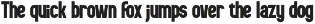 Gosans Condensed Font preview