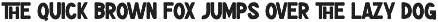 Thend Geom - Round & Thick Font preview