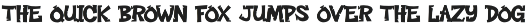 Nepoma Crash Font preview