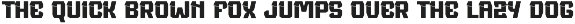 Ikoyro - Automotive Font preview