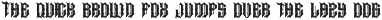 Glomos Bigmesh - Old English Font preview