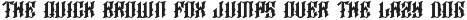 Rigo Kicmer - Old English Font preview
