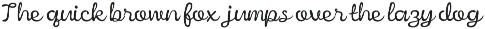 CS Admire – Script Font preview