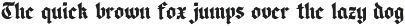 Magnefico Blackletter Typeface preview