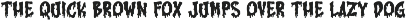Ucrizzo Dripping Display Brush Font preview