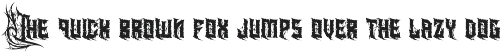 Heavytal - Heavy Metal Font preview
