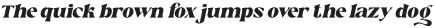 Melika Italic otf (400) Sample