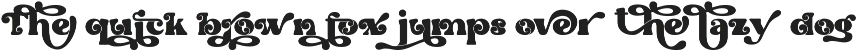 Boucher - Retro Ligature Font preview