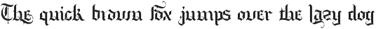 Timeless Medium - Blackletter Font preview