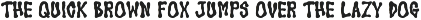 Acidzz Liquid Display Cute Font font preview