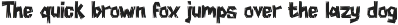 Rodbar Block font preview