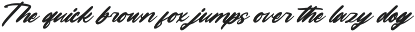 Mountain Silent Modern Brush Font preview