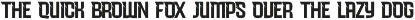 Chiteror Futuristic Display Font preview